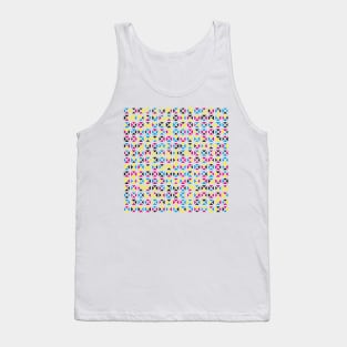 Rounded Triangle Pattern (CMYK) Tank Top